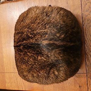 Muff Sleigh Travel Walking Real Fur Hand Protector Cover Early 1900's